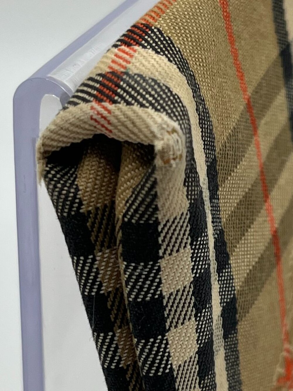 Burberry Haymarket Check Zippered Pouch - Picture 8 of 12